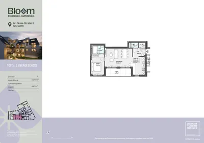 2-Zimmer-Wohnung kaufen in Wien – 53,22 m², € 380.000