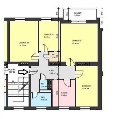 5-Zimmer-Wohnung mieten in Bruck-Mürzzuschlag – 87 m², € 820 – Bild 11 von 11