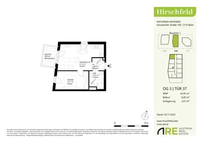2-Zimmer-Wohnung mieten in Wien – 42,95 m², € 799 – Bild 16 von 16