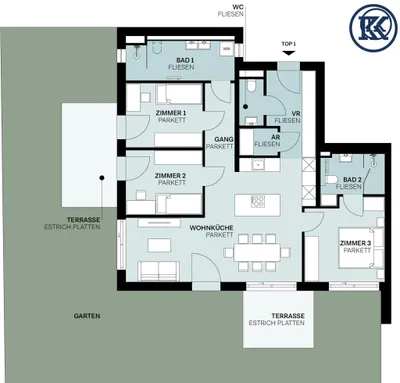 4-Zimmer-Wohnung kaufen in Wien – 93,77 m² – Bild 17 von 19