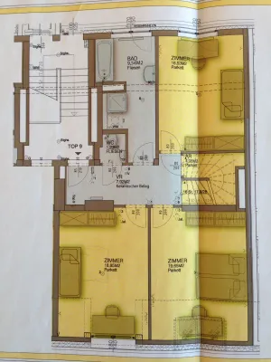 Wunderschöne, sehr ruhige 4-Zimmer-Dachgeschoss-Maisonette mit Terrasse in 1170 Wien – Bild 3