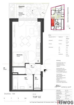 1-Zimmer-Wohnung mieten in Wien – 37,21 m², € 854 – Bild 8 von 8