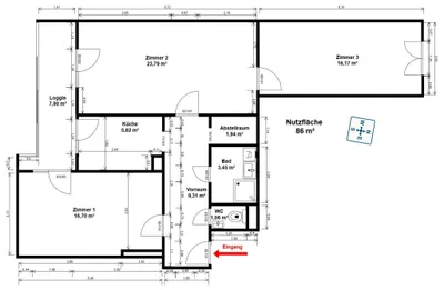 3-Zimmer-Wohnung kaufen in Wien – 86 m², € 385.000 – Bild 11 von 11
