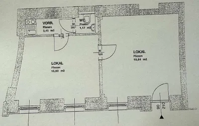 2-Zimmer-Gewerbeimmobilie mieten in Wien – 64 m², € 425 – Bild 2 von 27
