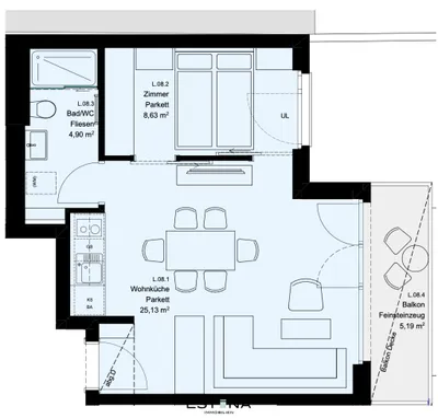 2-Zimmer-Wohnung kaufen in Wien – 38,66 m², € 244.900 – Bild 9 von 9