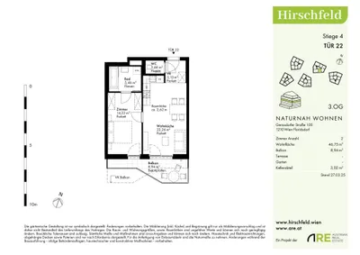 Immobilie kaufen in Wien – 46,75 m², € 263.200 – Bild 13 von 14