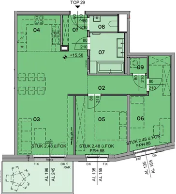 3-Zimmer-Wohnung kaufen in Wien – 72,31 m², € 476.500 – Bild 10 von 11