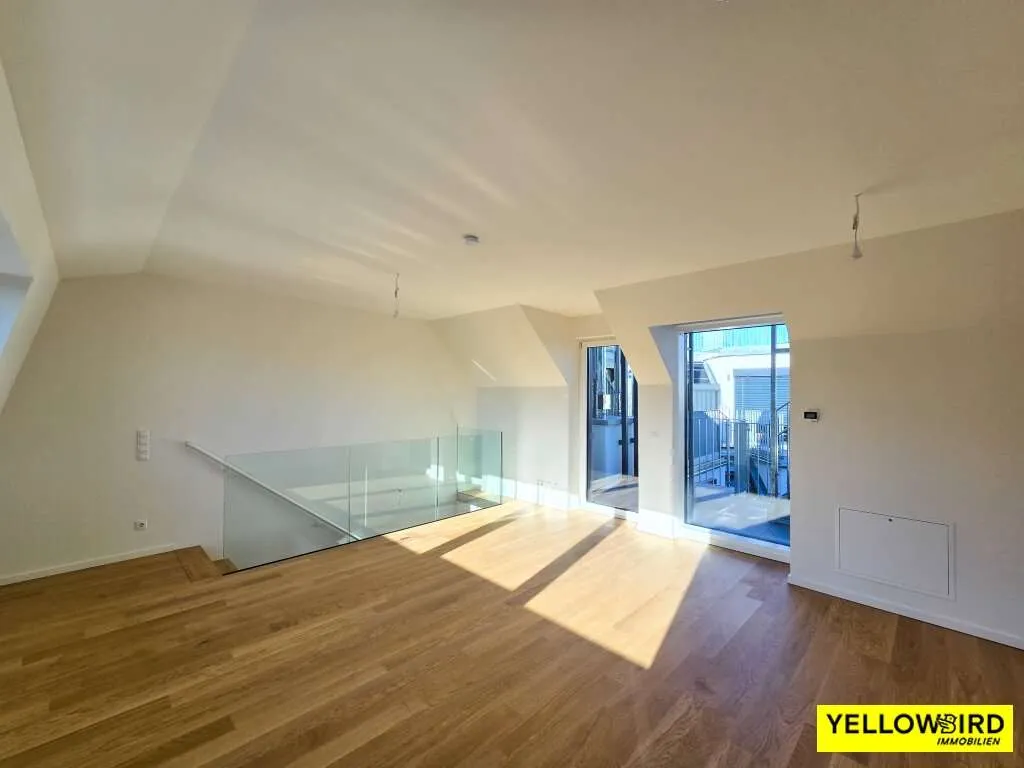 Erstbezug | Maisonette mit 31 m² Terrasse | Garage | Fertiggestellt | Kein Bauträgerrisiko – pohled 2