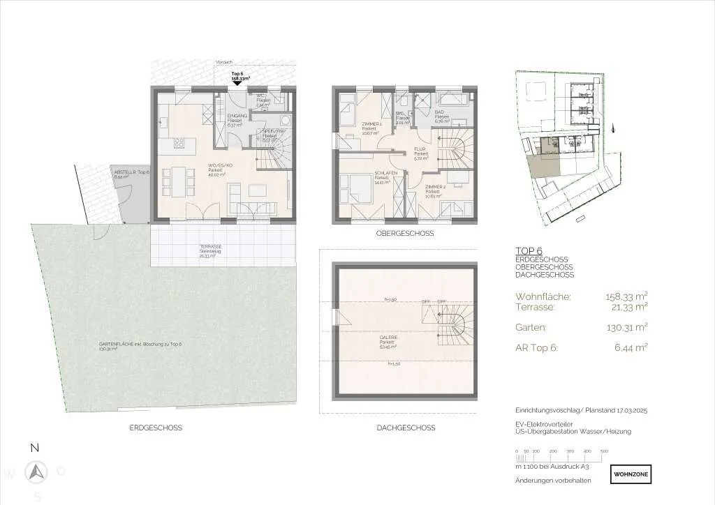 Modernes Reihenhaus in Mattsee, 5 Zimmer, Garten, Terrasse, Erstbezug - Ansicht 3