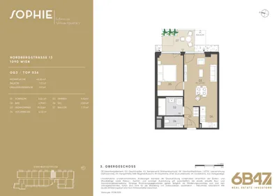 2-Zimmer-Wohnung kaufen in Wien – 45,28 m², € 432.000 – Bild 13 von 13