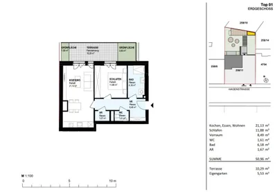 2-Zimmer-Wohnung mieten in Linz – 51,44 m², € 1.089 – Bild 9 von 16