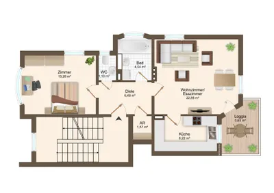 2-Zimmer-Wohnung kaufen in Grieskirchen – 60,59 m², € 224.000 – Bild 15 von 15