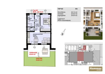 2-Zimmer-Wohnung kaufen in Leibnitz – 49 m², € 223.900 – Bild 14 von 14