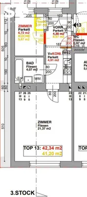 2-Zimmer-Wohnung kaufen in Wien – 42,34 m², € 190.000 – Bild 8 von 8