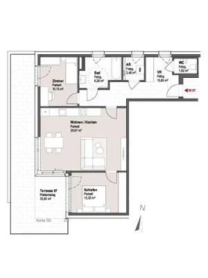 3-Zimmer-Wohnung kaufen in Zell am See – 76,93 m², € 615.440 – Bild 3 von 6