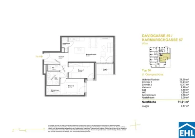 Immobilie kaufen in Wien – 71,21 m², € 484.615 – Bild 6 von 6