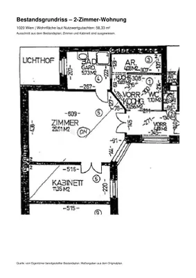 2-Zimmer-Wohnung kaufen in Wien – 58,33 m², € 116.000 – Bild 14 von 14