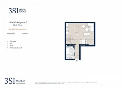2-Zimmer-Wohnung kaufen in Wien – 77,66 m², € 519.000 – Bild 24 von 25