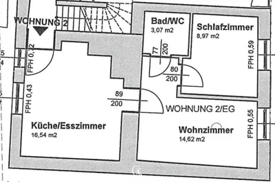 2-Zimmer-Wohnung mieten in Leoben – 45 m², € 446 – Bild 12 von 12