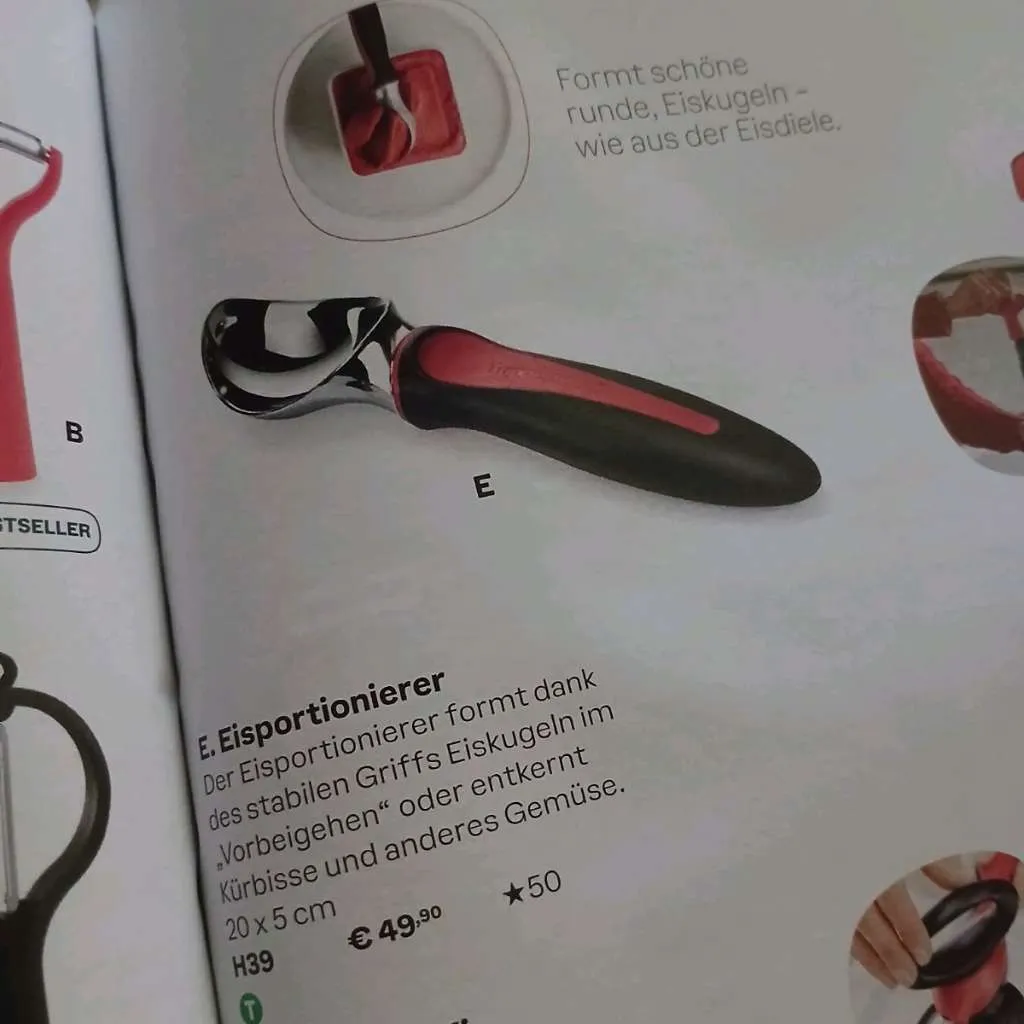 Tupperware Eisportionierer, € 40,- (9754 Steinfeld)