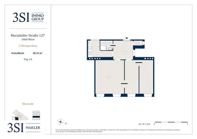 3-Zimmer-Wohnung kaufen in Wien – 60,52 m², € 315.000 – Bild 7 von 7