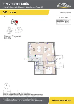 2-Zimmer-Wohnung kaufen in Wiener Neustadt – 55,2 m², € 241.200 – Bild 16 von 20