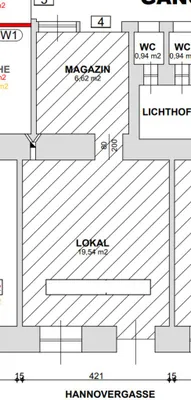 1-Zimmer-Gewerbeimmobilie kaufen in Wien – 27 m², € 99.900 – Bild 9 von 9