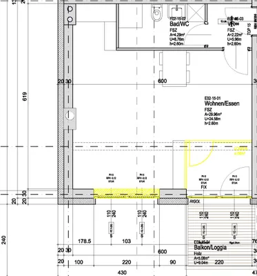 1-Zimmer-Wohnung mieten in Linz Land – 36 m², € 605 – Bild 8 von 8