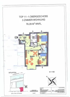 3-Zimmer-Wohnung mieten in Baden – 77 m², € 1.189 – Bild 13 von 13