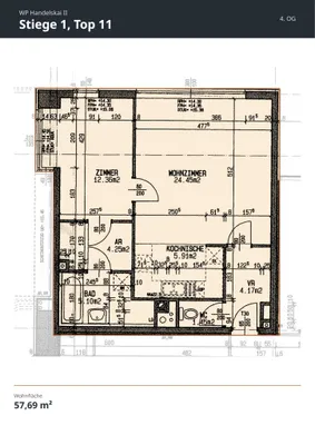 2-Zimmer-Wohnung kaufen in Wien – 57,69 m², € 199.000 – Bild 16 von 17