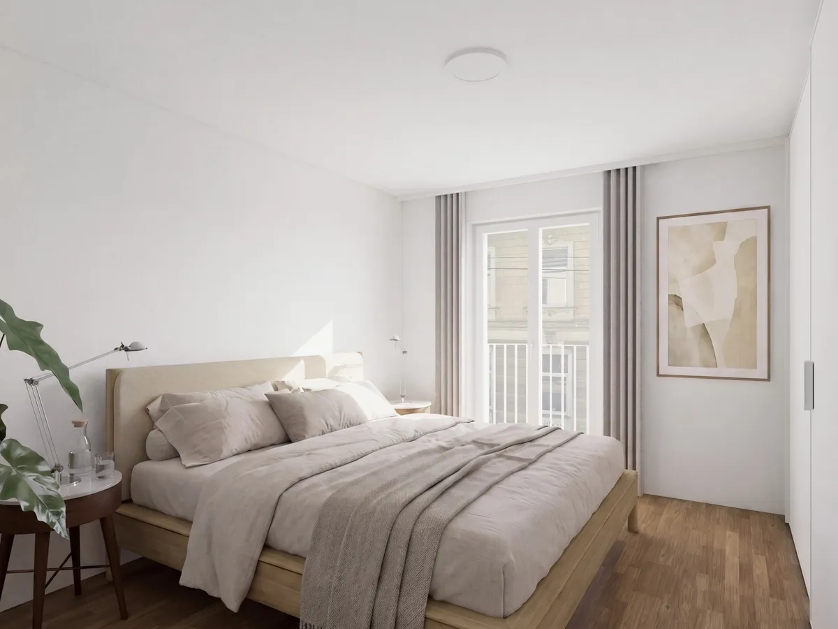 Urban Wohnen mit eigenem Garten - hochwertige 2-Zimmer-Neubauwohnung in 1120 Wien - Ansicht 2