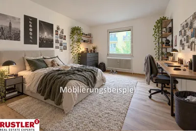 Charmante und top renovierrte 3-Zimmer-Wohnung in absoluter Grünruhelage - Wien 14 – Bild 2