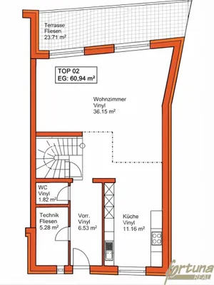 4-Zimmer-Haus mieten in Tulln – 122,21 m², € 2.717 – Bild 16 von 17