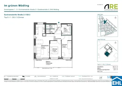 3-Zimmer-Wohnung kaufen in Mödling – 67,68 m², € 459.500 – Bild 10 von 10