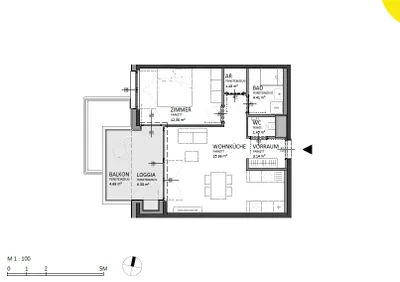 2-Zimmer-Wohnung kaufen in Wien – 55 m², € 345.000 – Bild 7 von 8