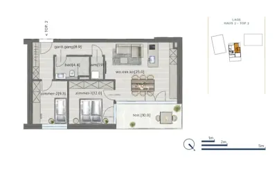 3-Zimmer-Wohnung kaufen in Feldkirch – 61,5 m², € 429.000