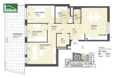 3-Zimmer-Gewerbeimmobilie kaufen in Wien – 78,28 m², € 350.000 – Bild 29 von 29