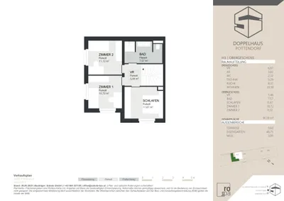 4-Zimmer-Haus kaufen in Baden – 91,39 m², € 329.000 – Bild 6 von 18