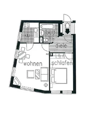 2-Zimmer-Wohnung mieten in Wien – 43 m², € 880 – Bild 9 von 19