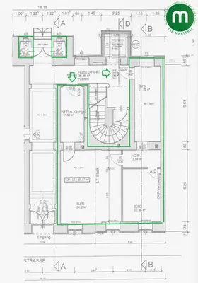 2-Zimmer-Gewerbeimmobilie mieten in Wien – 58 m², € 742 – Bild 16 von 17