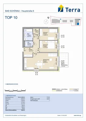 3-Zimmer-Wohnung mieten in Wiener Neustadt Land – 78,06 m², € 776 – Bild 5 von 5