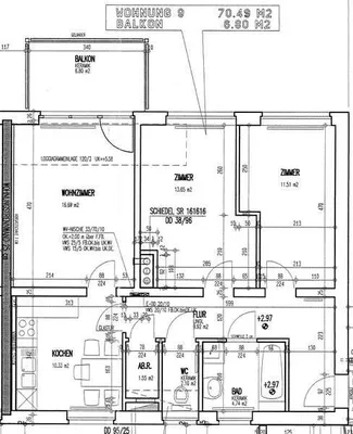 3-Zimmer-Wohnung mieten in Bruck-Mürzzuschlag – 70,41 m², € 812 – Bild 2 von 2