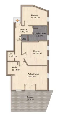 3-Zimmer-Wohnung kaufen in Sankt Pölten – 82 m², € 279.000 – Bild 6 von 18