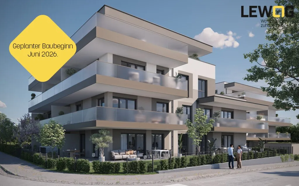 A01 | 2-Zimmer Neubauwohnung in Leonding mit Garten u. Terrasse! - Ansicht 2