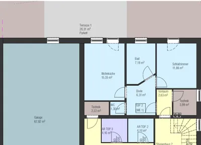 2-Zimmer-Wohnung kaufen in Rohrbach – 46,1 m², € 99.000 – Bild 9 von 9