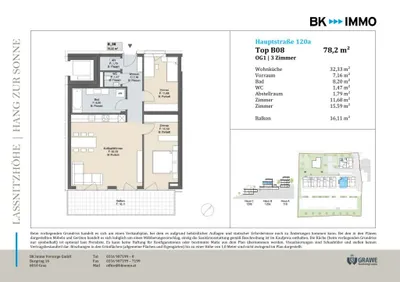 3-Zimmer-Wohnung kaufen in Graz-Umgebung – 78,2 m², € 398.000 – Bild 7 von 7