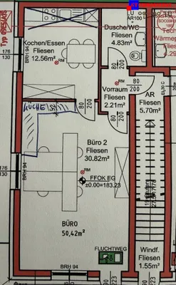 2-Zimmer-Gewerbeimmobilie mieten in Eisenstadt - Umgebung – 50 m², € 580 – Bild 12 von 12