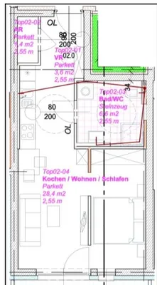 1-Zimmer-Wohnung mieten in Graz – 41 m², € 600 – Bild 8 von 8