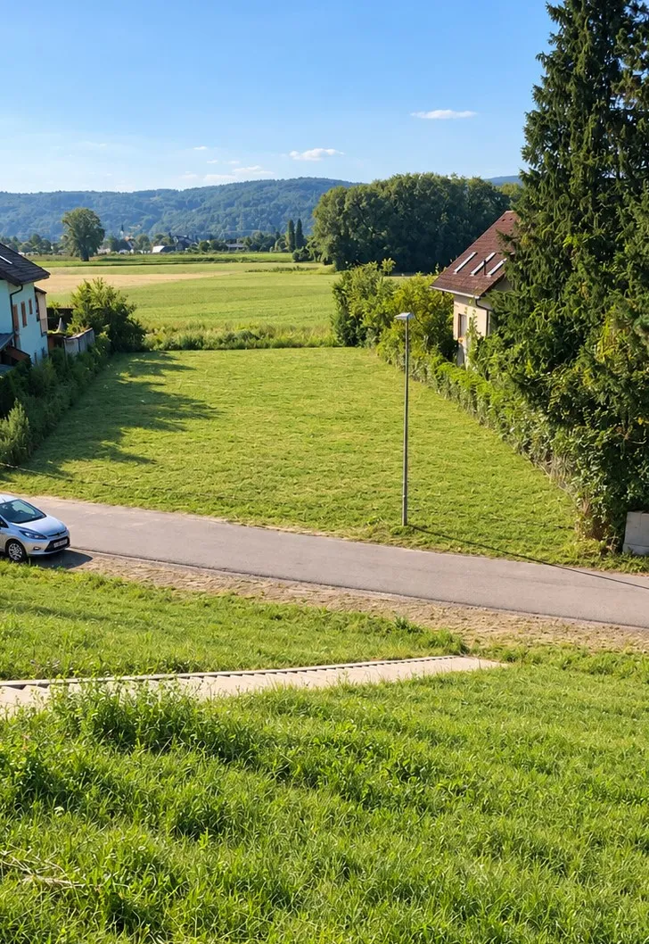 RARITÄT AN DER DONAU - 502 m² Baugrund, unverbaubare Südseite