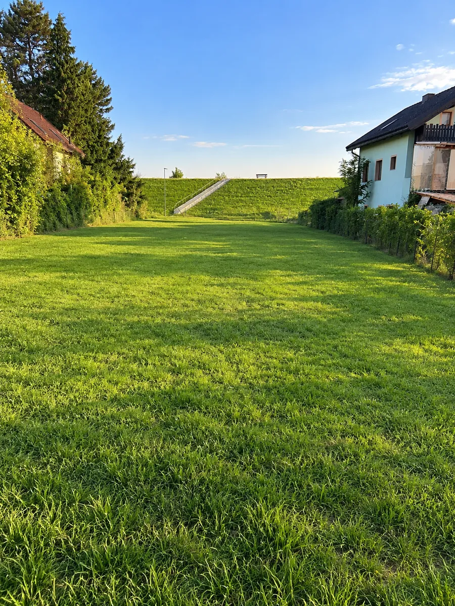 RARITÄT AN DER DONAU - 502 m² Baugrund, unverbaubare Südseite - Ansicht 2